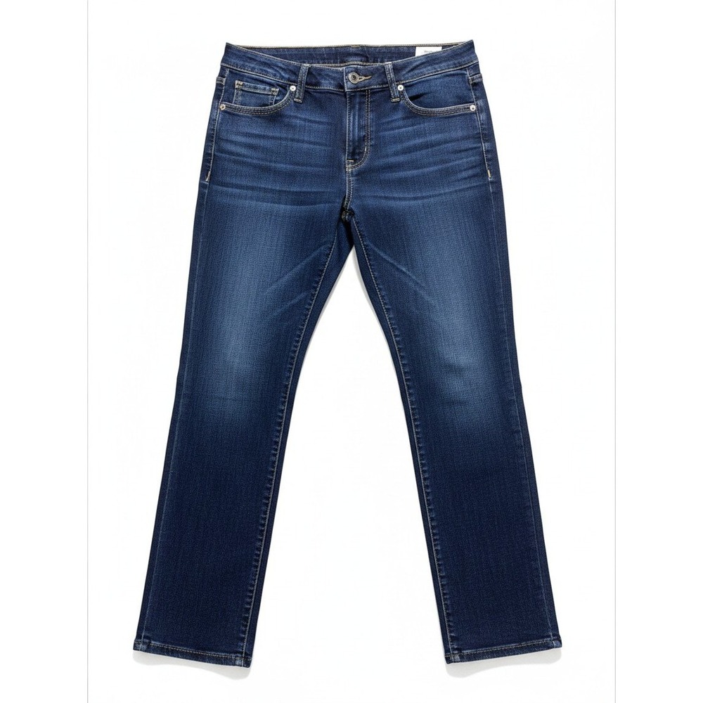 INC Womens 14W Blue Skinny Leg Slim Tech Fit Jeans Casual Classic Denim